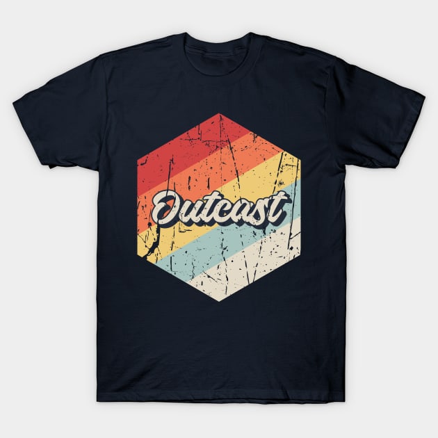 Outcast retro T-Shirt by Arestration